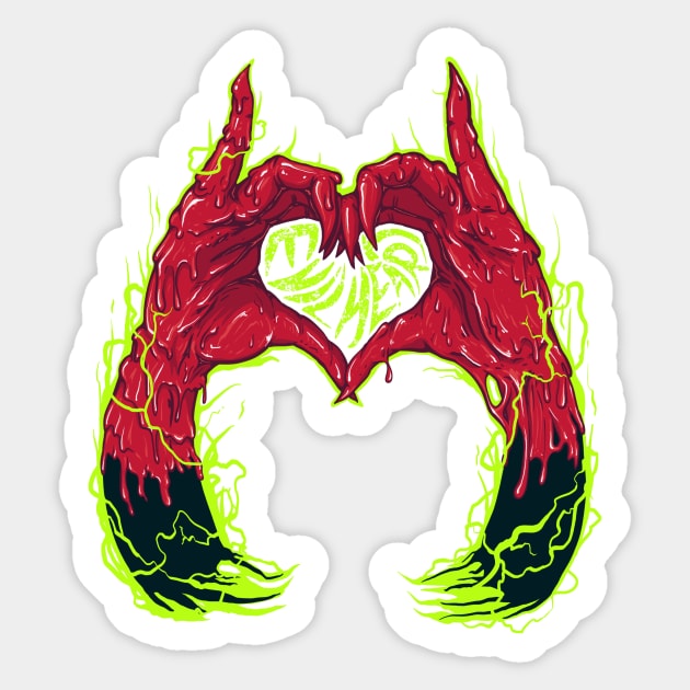 Evil Heart Sticker by MeFO